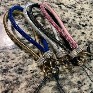 Elegant Rhinestone Wristlet Keychain